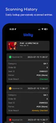 tixity Scanner android App screenshot 0